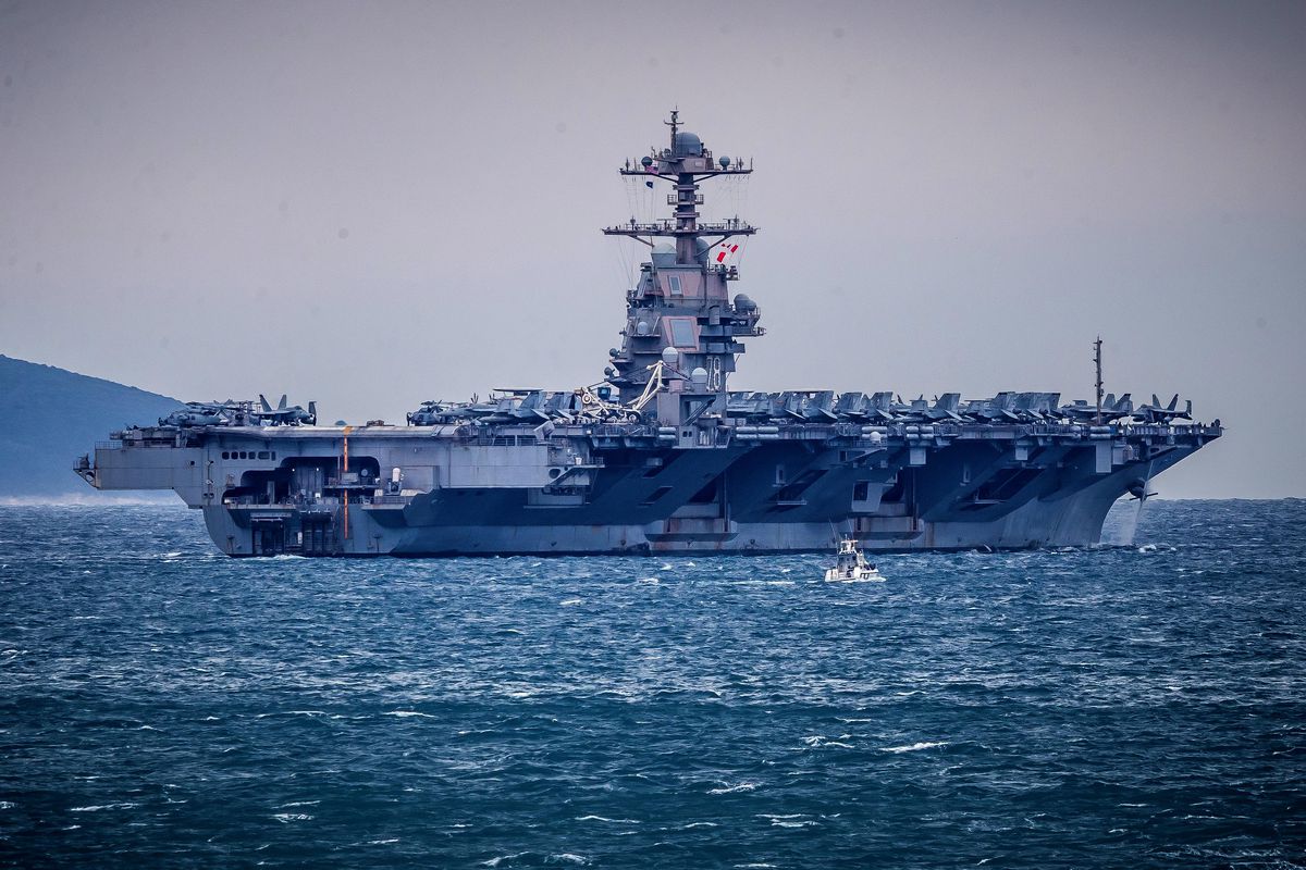 USS Gerald R. Ford Ortadoğu\'dan Ayrılıyor