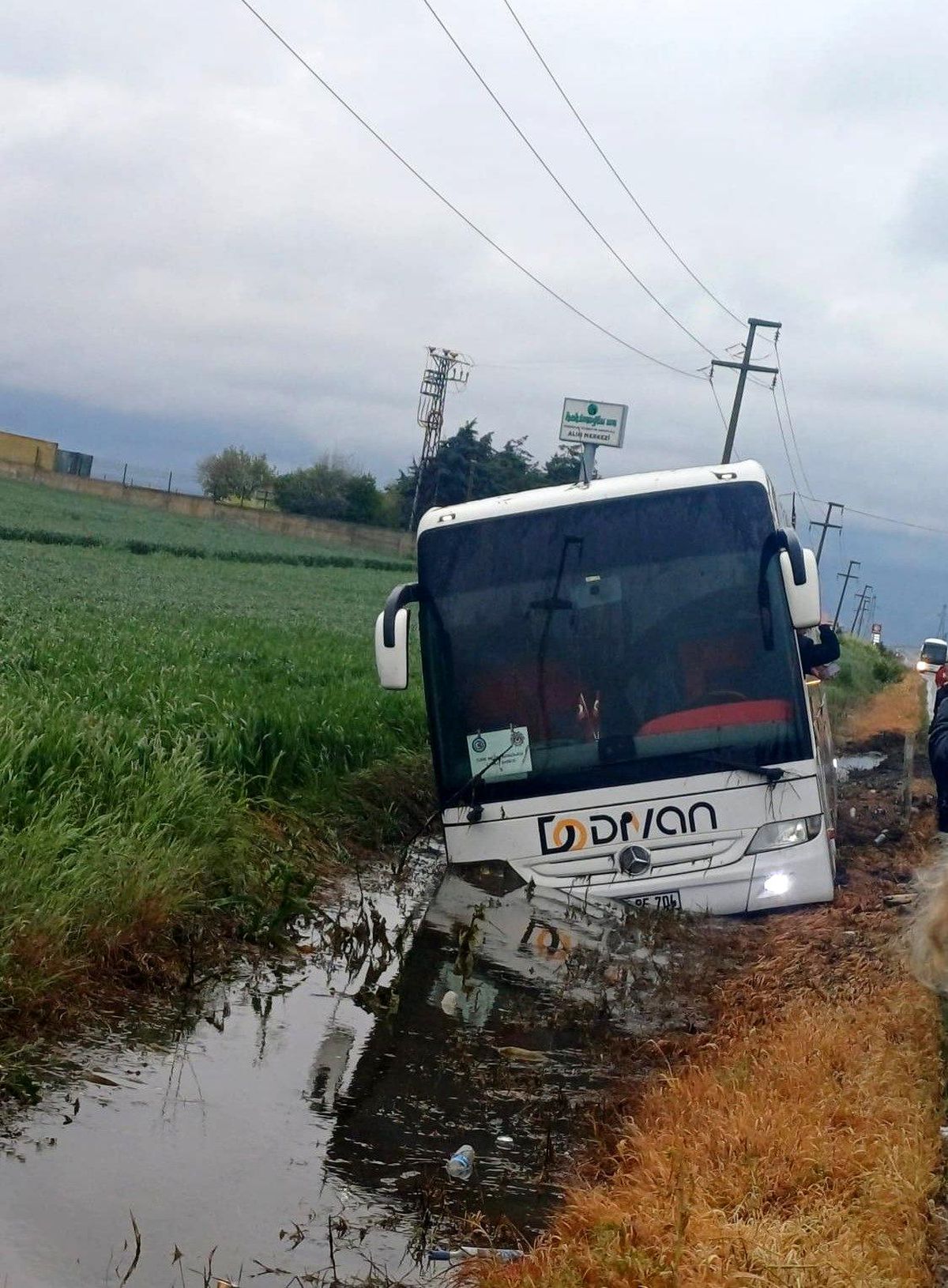 Tekirdağ\'da Otobüs Kazası: 1 Yaralı