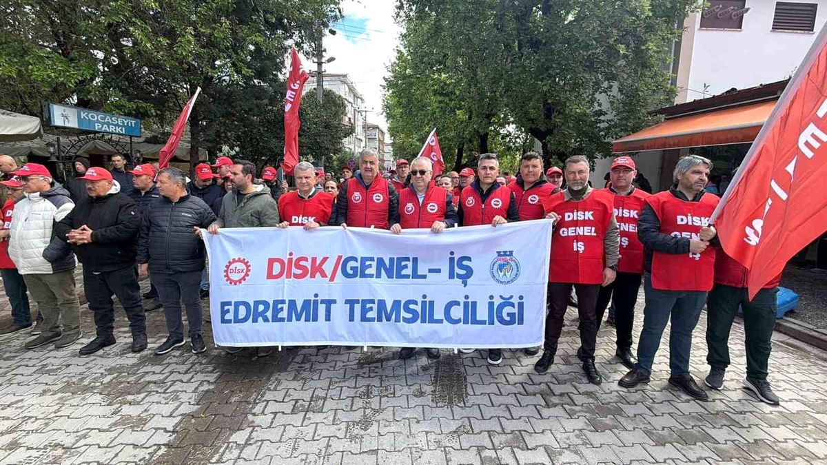 Edremit\'te 1 Mayıs kutlandı