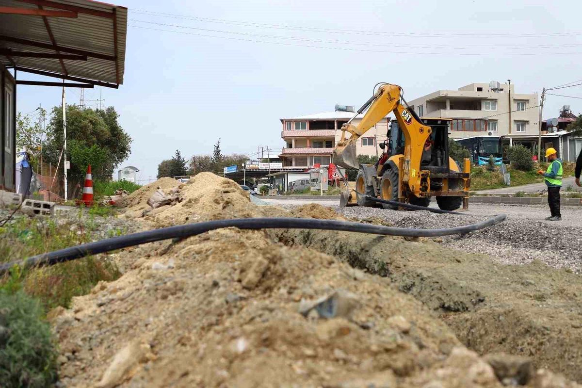 Samandağ\'da içme suyu şebeke projesinin yüzde 88\'i tamamlandı