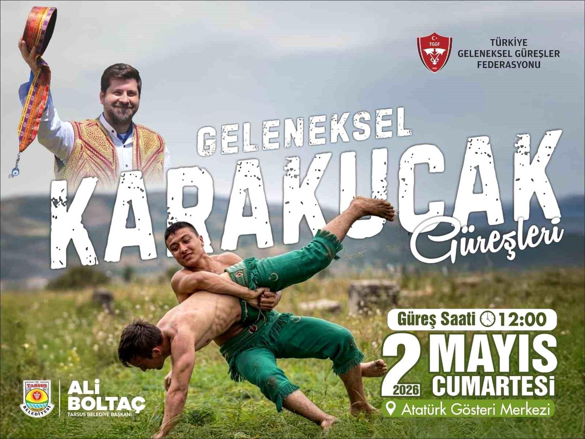 Tarsus'ta 400'&uuml; aşkın g&uuml;reş&ccedil;i er meydanına &ccedil;ıkacak
