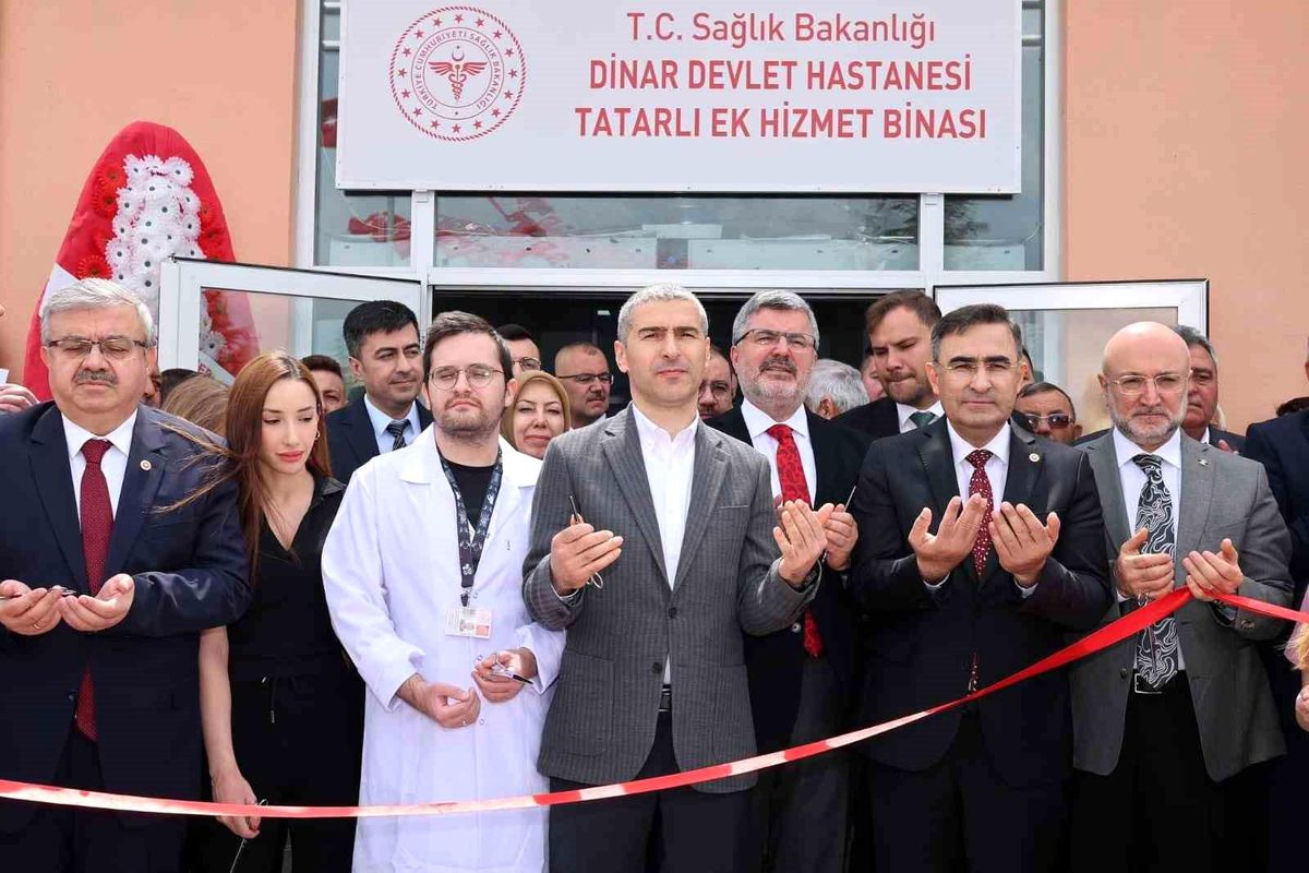 Dinar Hastanesi Ek Binası Açıldı
