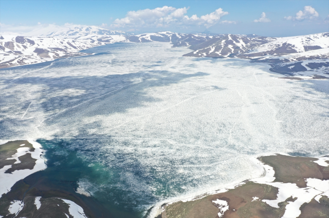 Görüntü Antarktika'dan değil, mayıs ayında Türkiye'den