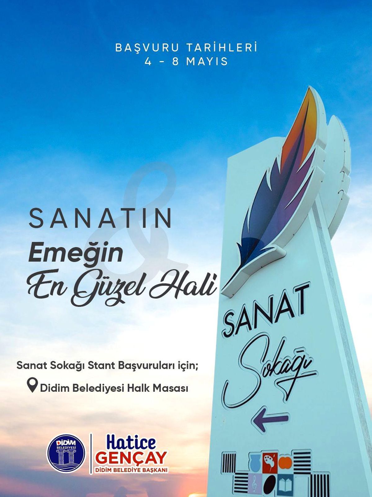 Didim Sanat Sokağı için başvurular başlıyor