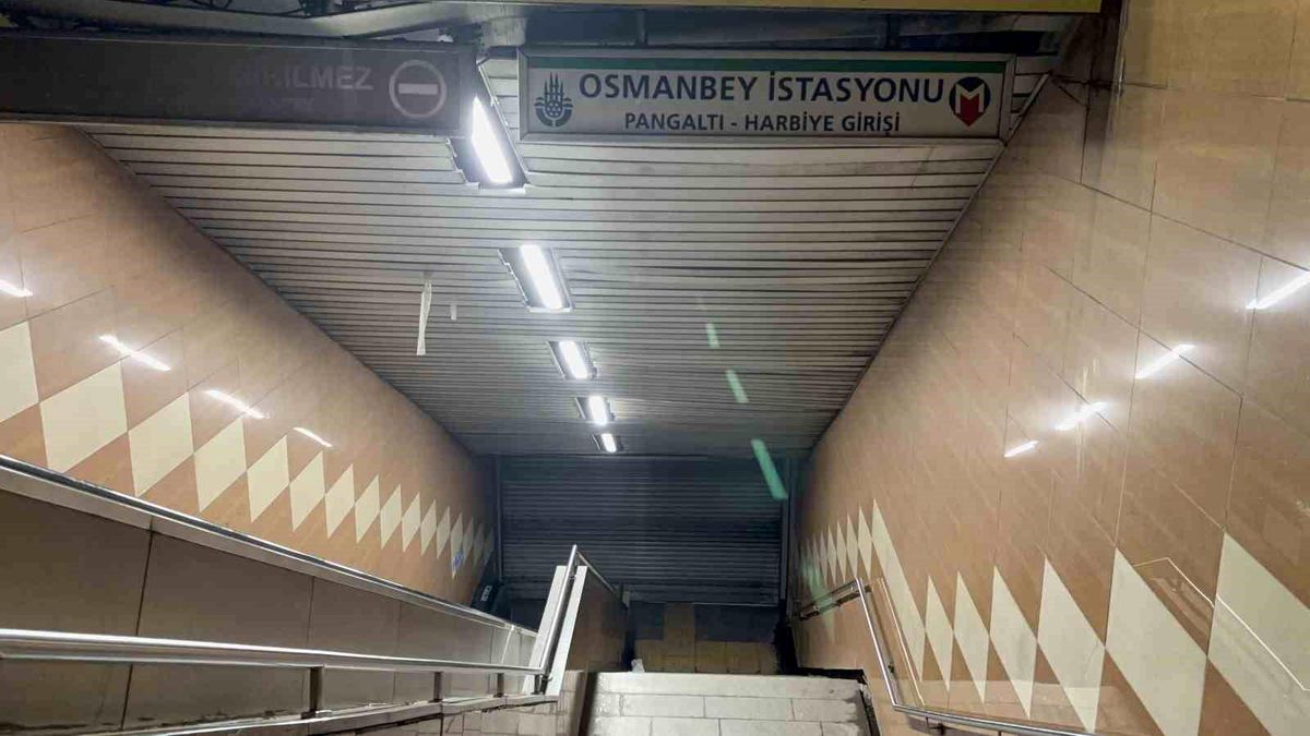 Osmanbey İstasyonu\'nda Trajik Olay