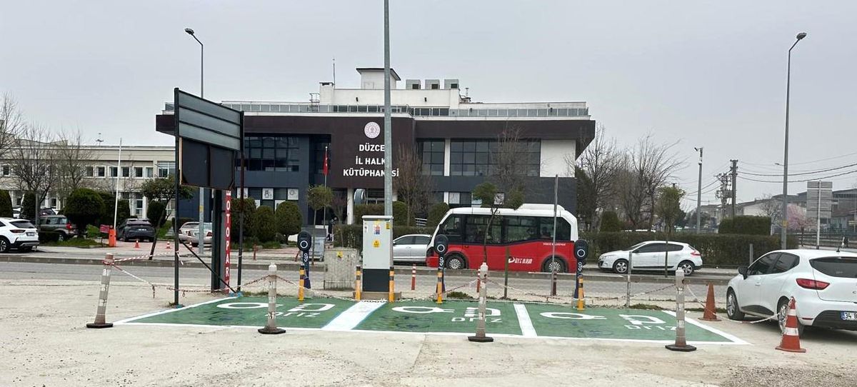 Düzce’de 9 noktada elektrikli araç şarj istasyonu