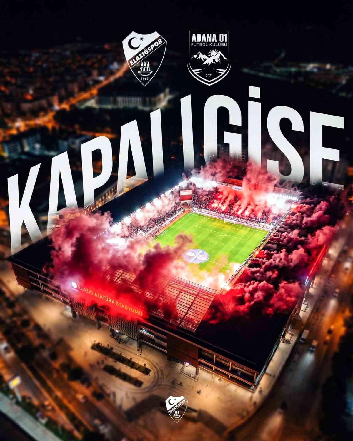 Elazığspor-Adana 01 FK Maçına Biletler Tükendi