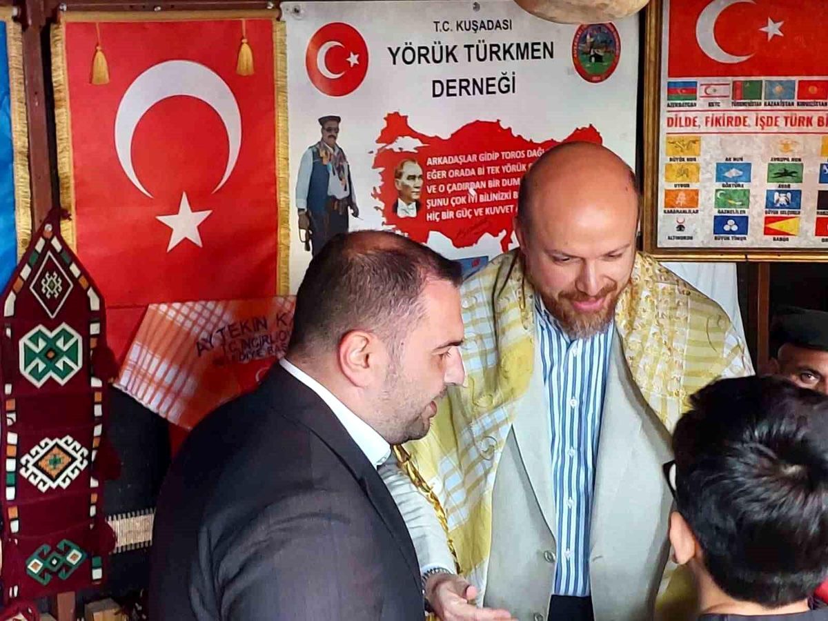 Bilal Erdoğan\'a Madalyalı Sarı Kanarya