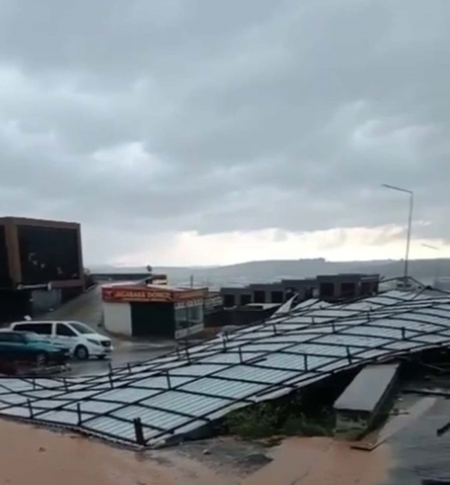 Gaziantep ile Şanlıurfa'yı sağanak ve şiddetli fırtına vurdu