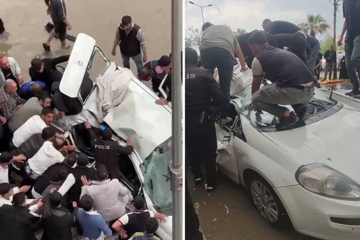Gaziantep ile Şanlıurfa\'yı sağanak ve şiddetli fırtına vurdu