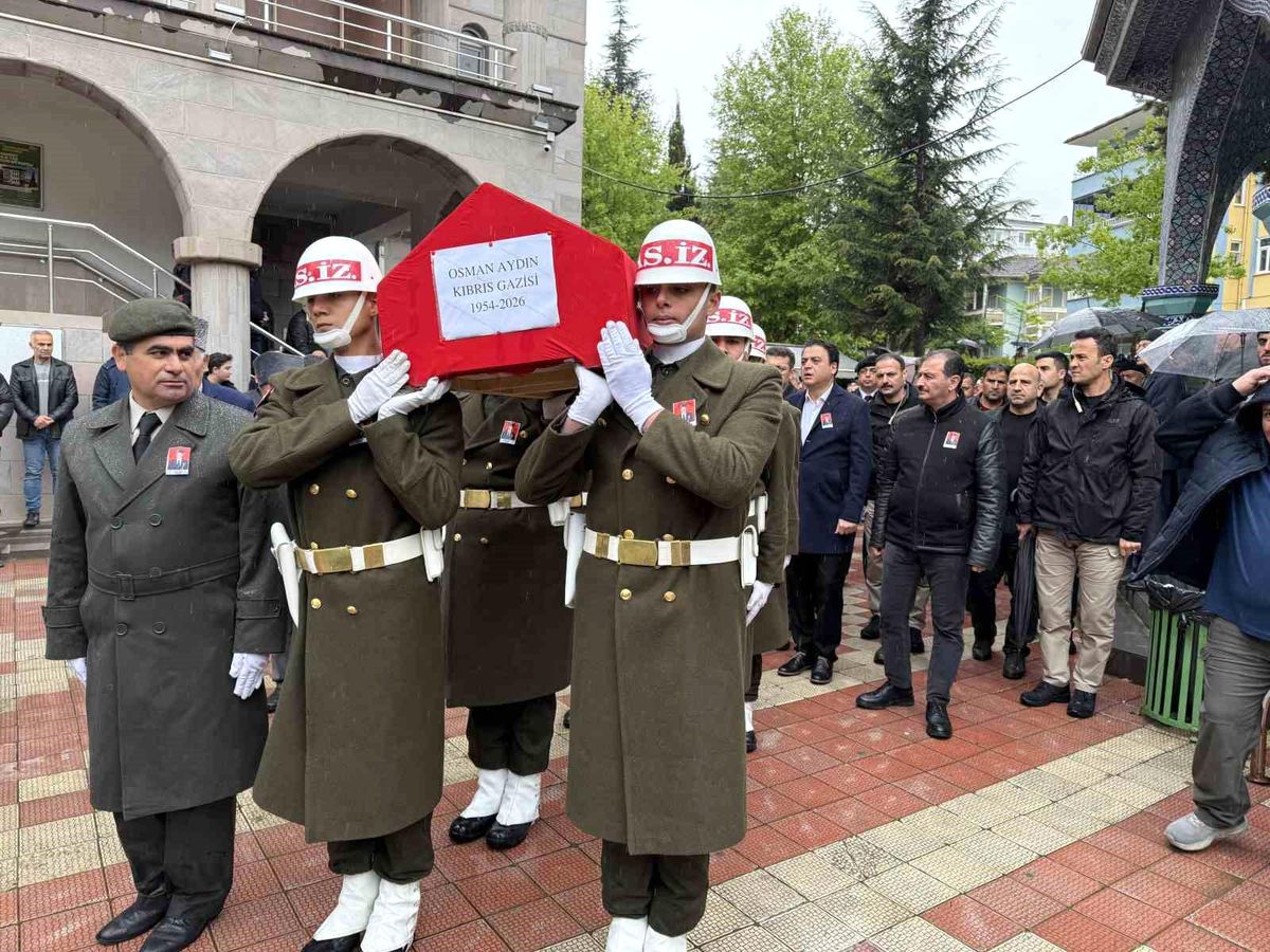 Kıbrıs Gazisi Osman Aydın Son Yolculuğuna Uğurlandı