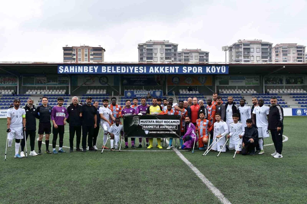 Şahinbey Ampute Futbol Takımı\'ndan 4-0\'lık Galibiyet
