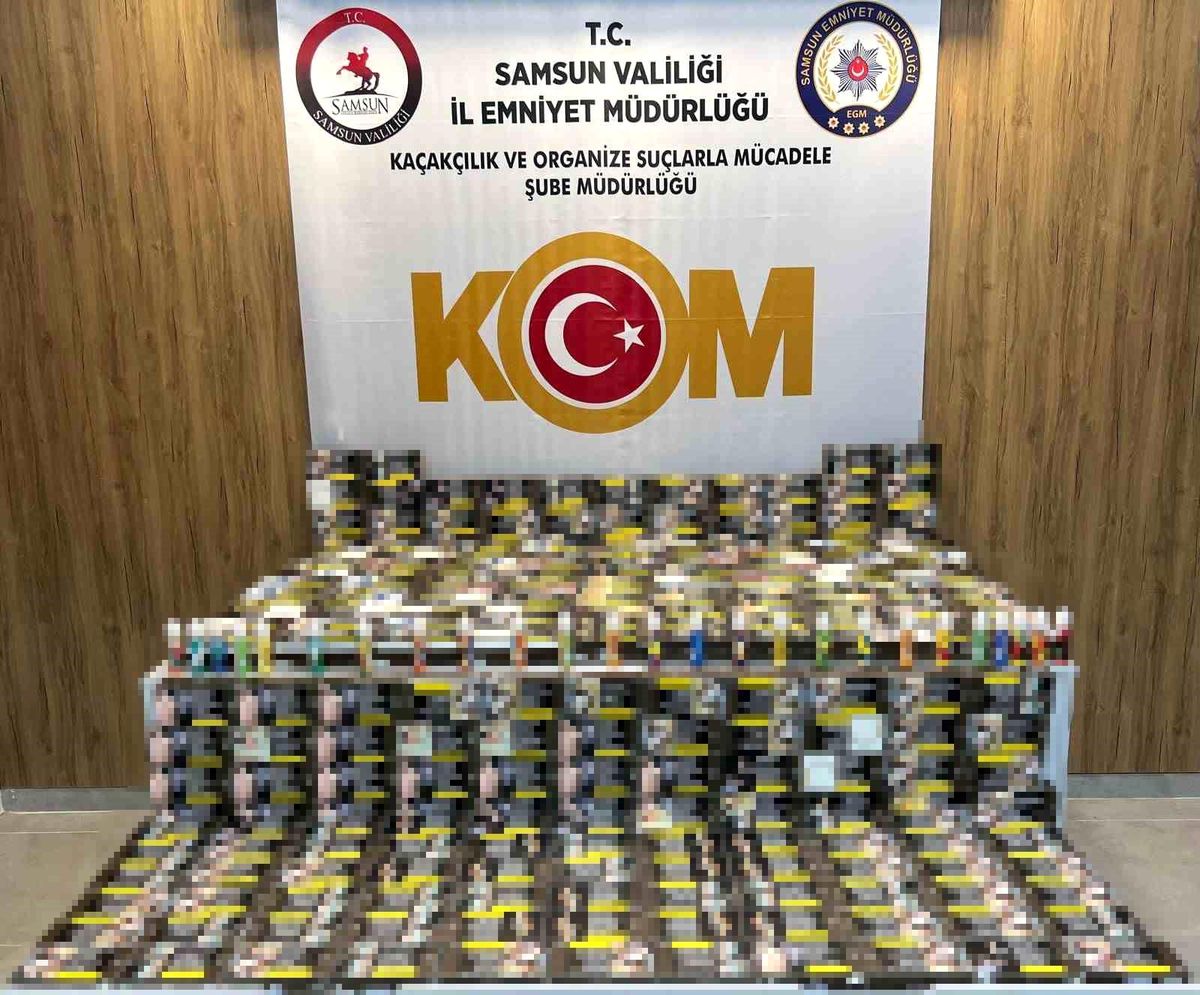 Samsun\'da Kaçak Sigara Operasyonu