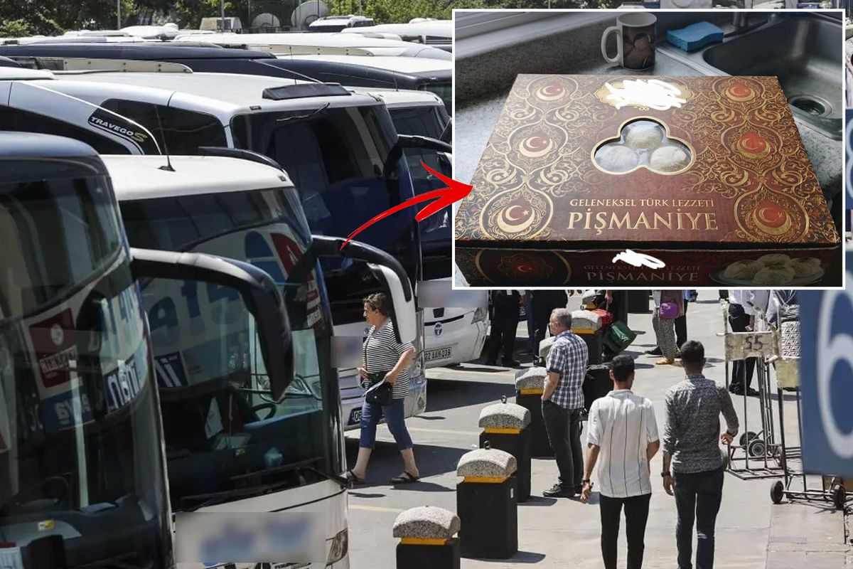 Terminalden aldığı pişmaniyenin kutusunu açınca şoke oldu
