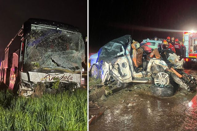 Uşak’ta 7 aracın karıştığı feci kaza: 4 ölü, 17 yaralı