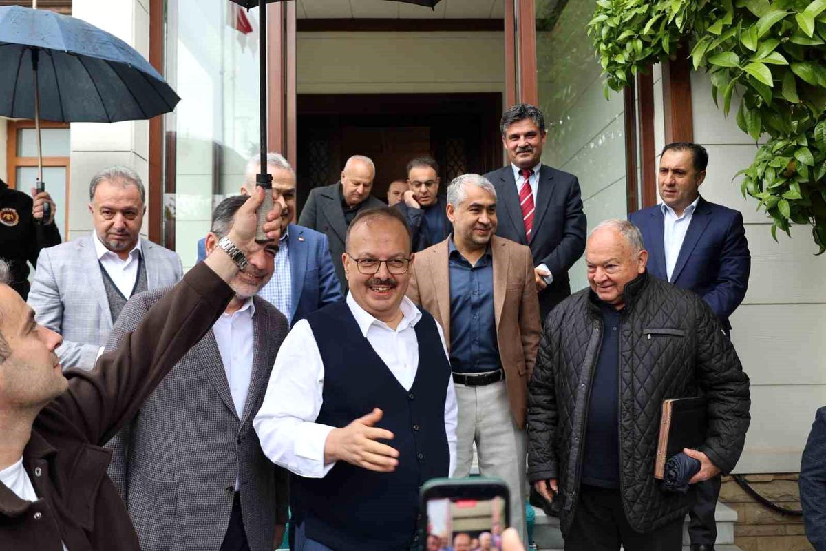 Vali Canbolat Aydın\'dan Ankara\'ya Veda Etti