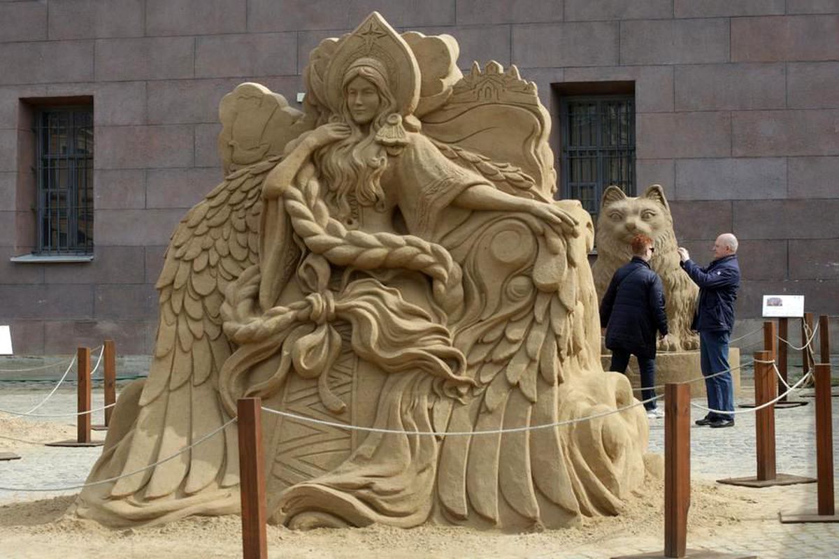 Kumdan Heykel Festivali St. Petersburg\'da Başladı