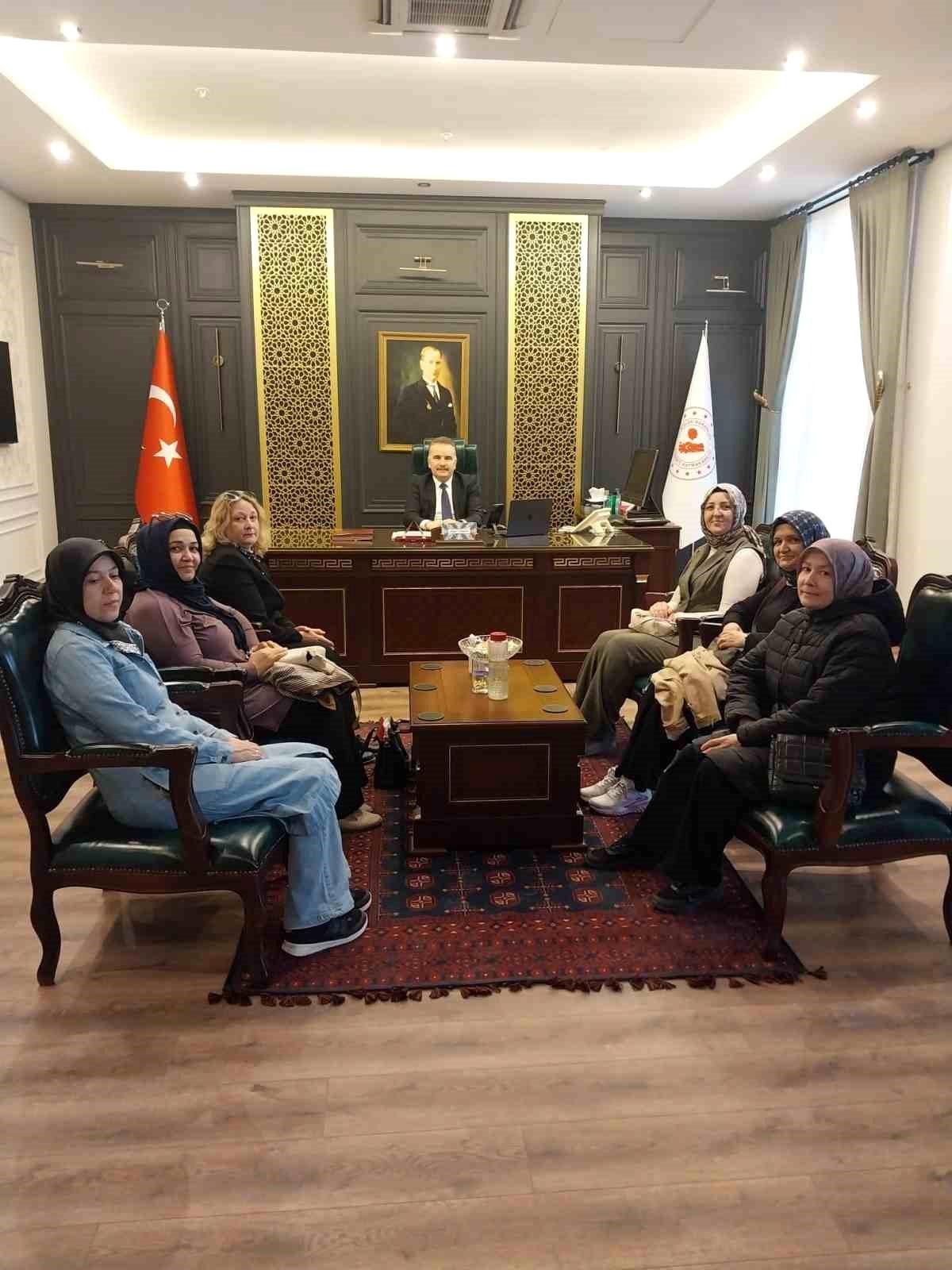 Çölyak Derneği\'nden Kaymakam\'a Ziyaret