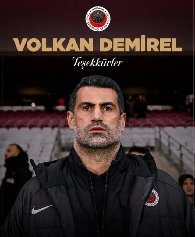 Gençlerbirliği'nde Volkan Demirel ile yollar ayrıldı