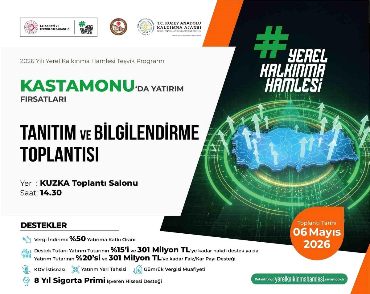 Kastamonu\'da Yatırımcılar İçin Bilgilendirme Toplantısı