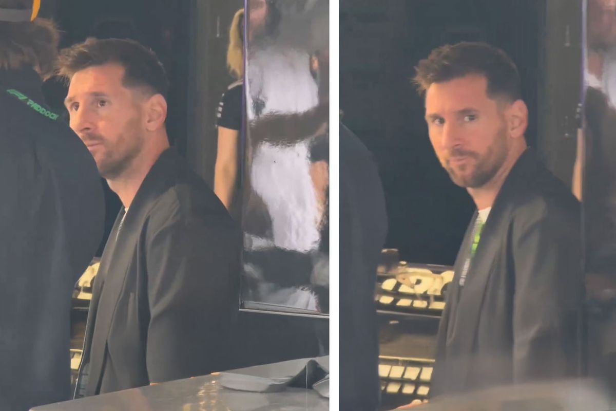 Kendisini kayda alan kadınları fark eden Messi\'nin tepkisi dikkat çekti