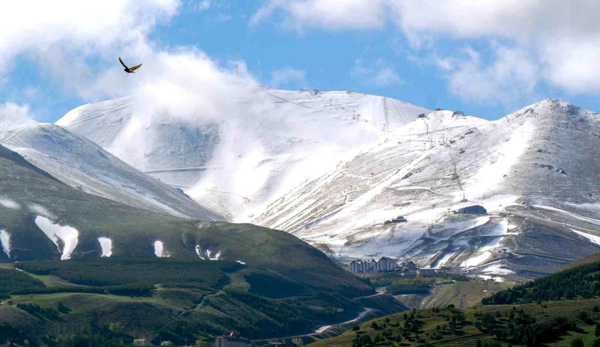 Erzurum\'da Çığ ve Rüzgar Tehlikesi