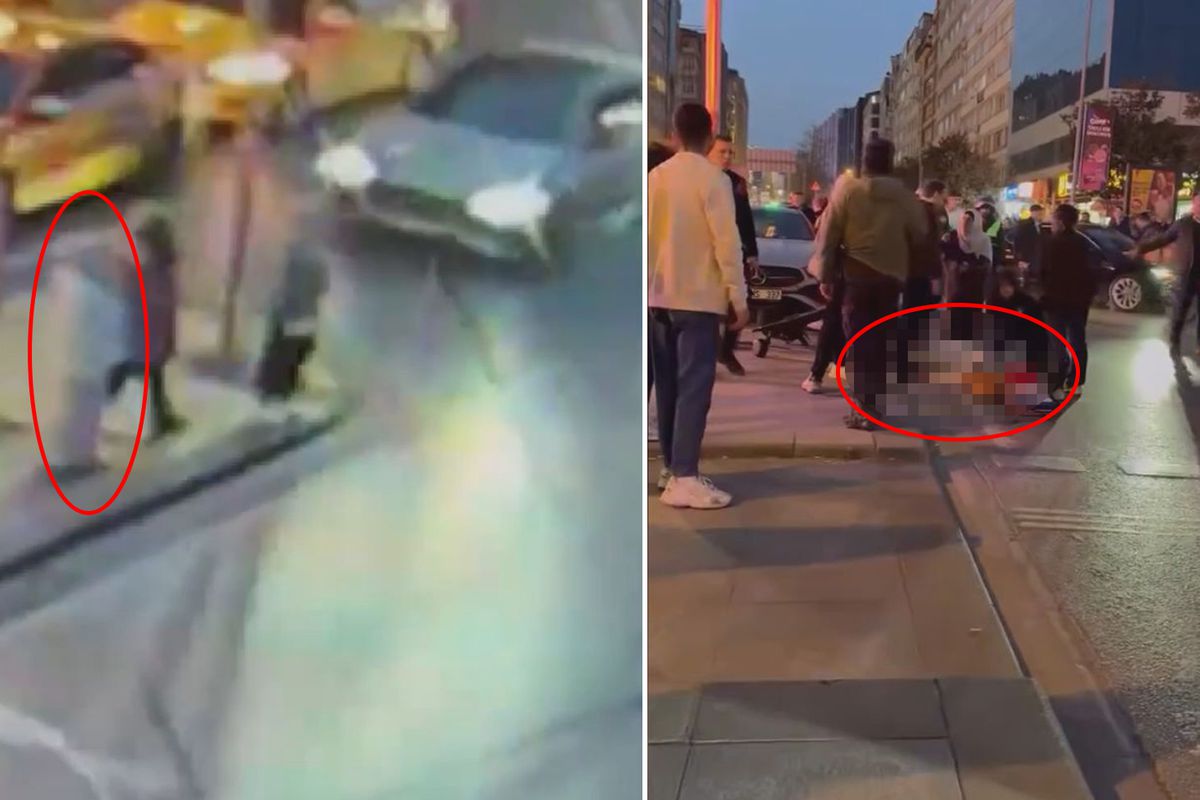 Şişli\'de Mısırlı turistin hayatını kaybettiği kaza kamerada