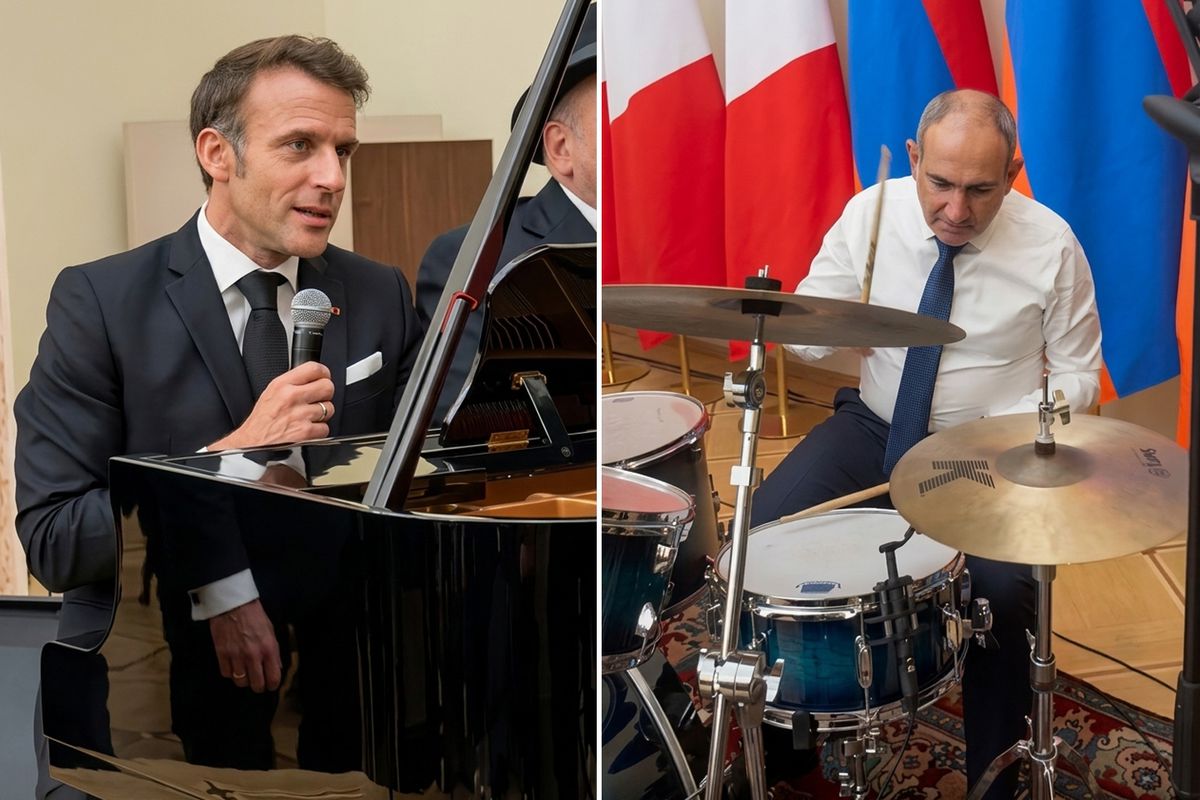 AB Zirvesi\'ne damga vuran an: Paşinyan çaldı, Macron söyledi