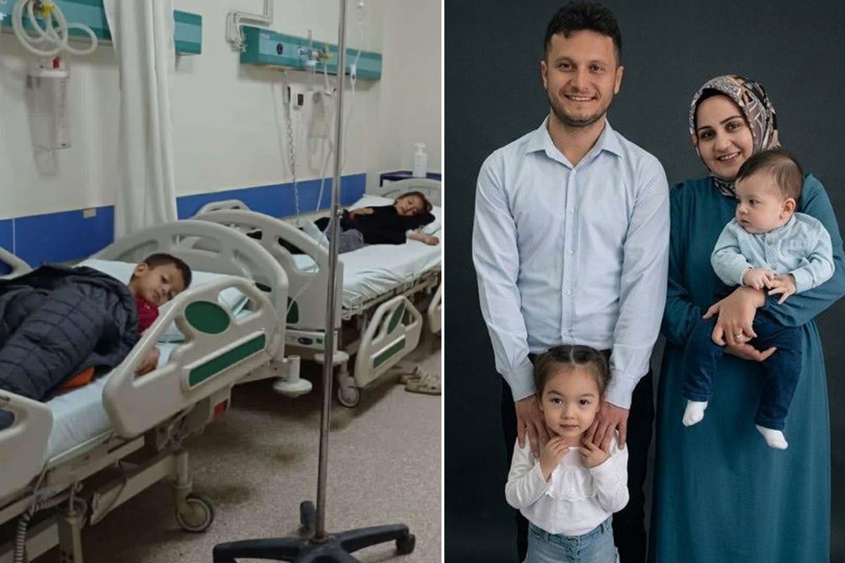 2 kardeşin son fotoğrafı! Hamile anne ve baba yoğun bakımda