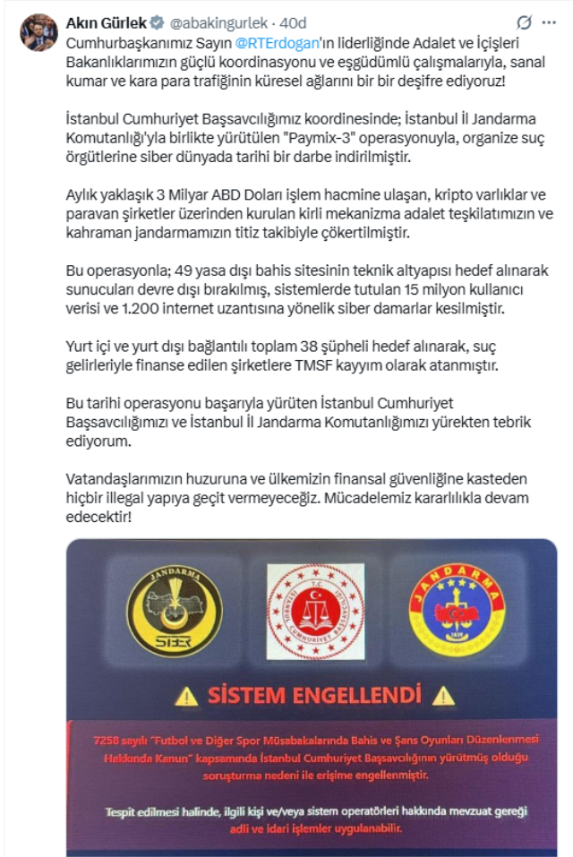 Paymix 3 operasyonu! 38 şüphelinin şirketlerine ve mal varlıklarına el konuldu