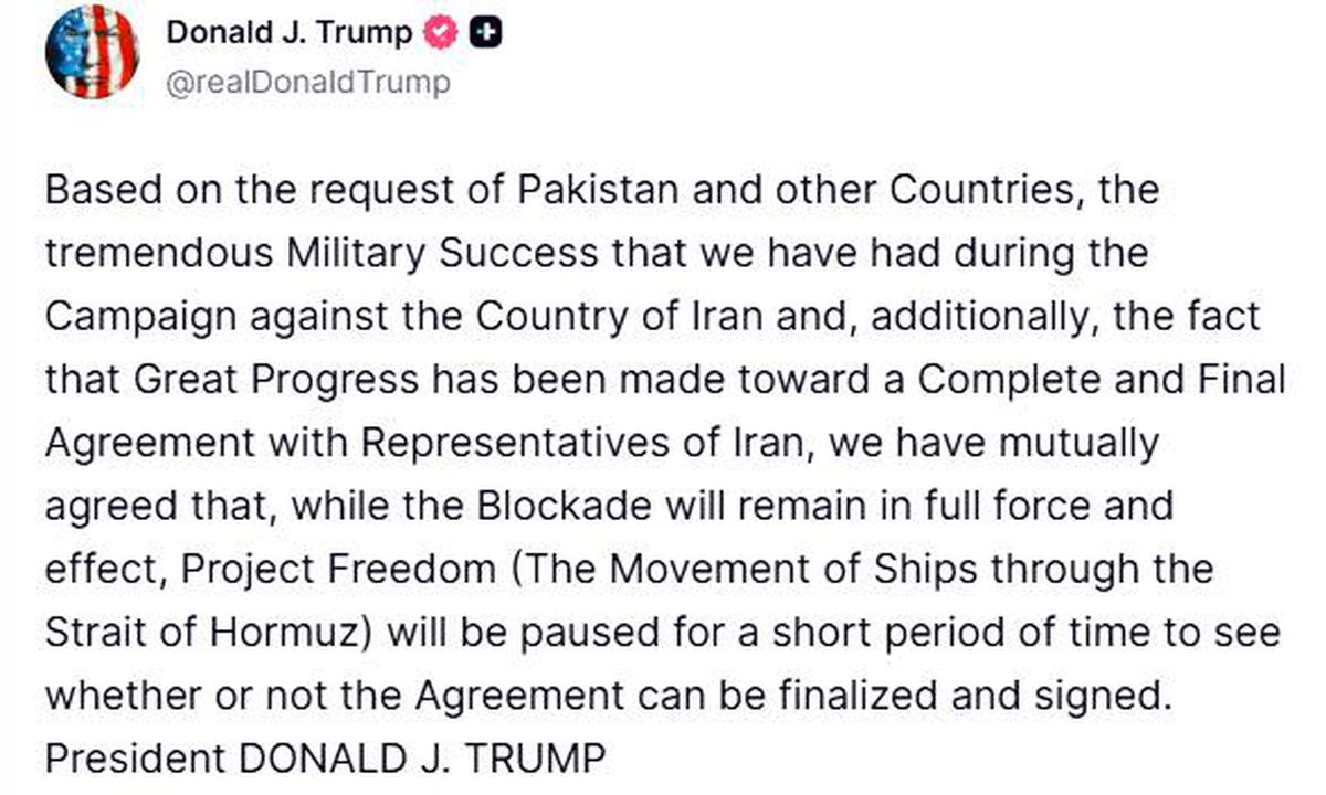 Trump, Özgürlük Projesi\'ni Durdurdu