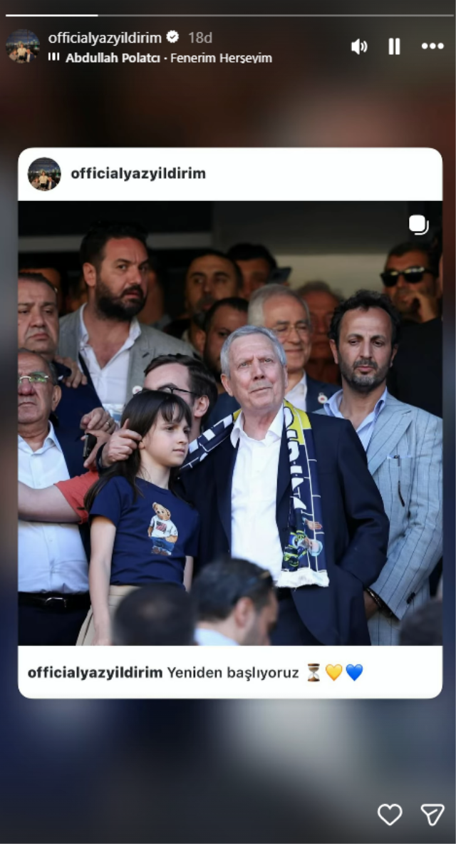 Aziz Yıldırım başkanlığa kızı için aday olmuş