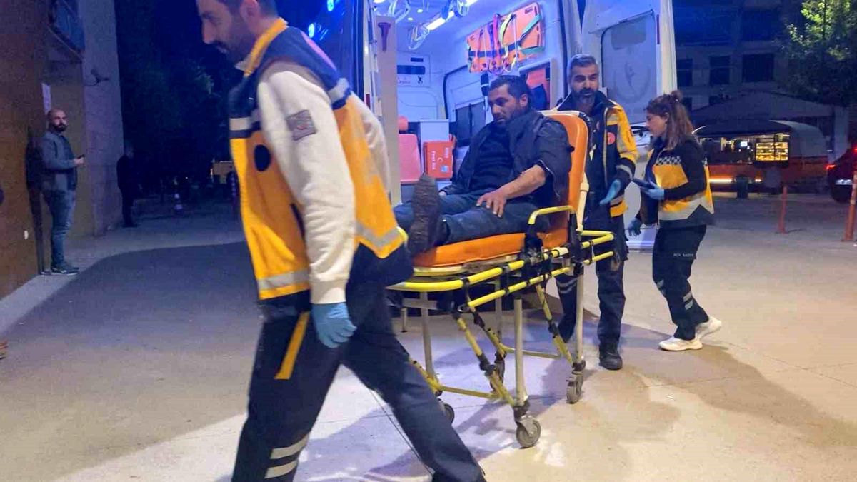 İnegöl\'de Alkollü Bisikletli Kaza Yaptı