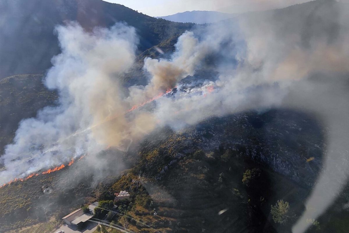 Marmaris’teki orman yangını kontrol altına alındı
