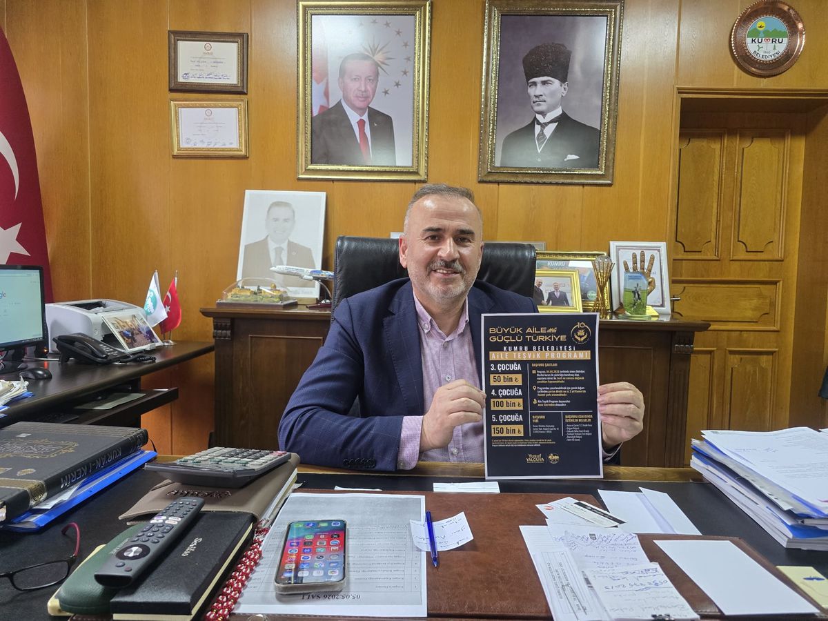Kumru\'da nüfus artışı için çok çocuklu ailelere teşvik