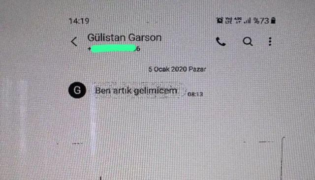 Gülistan Doku kaybolmadan 1 gün önce işe başlamış: Patronuna attığı son mesaj ortaya çıktı