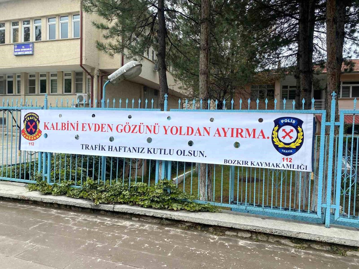 Bozkır\'da Trafik Haftası Etkinlikleri