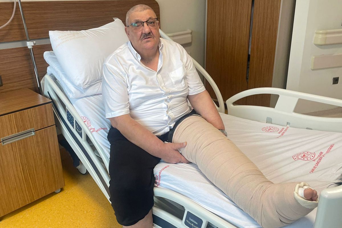 Bacağı şişince giyecek pantolon bulamadı, gerçeği hastanede öğrendi