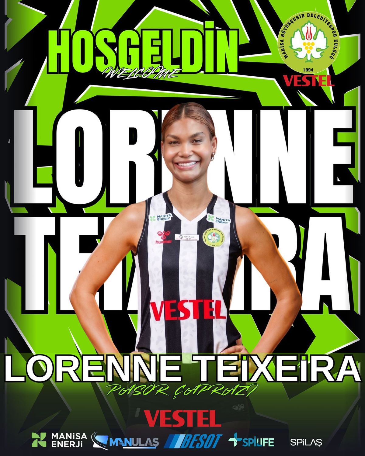 Lorenne Teixeira Vestel Manisa\'da!