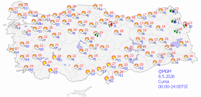 Meteoroloji güzel haberi verdi! Ama mutluluk kısa sürecek