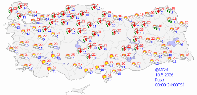 Meteoroloji güzel haberi verdi! Ama mutluluk kısa sürecek
