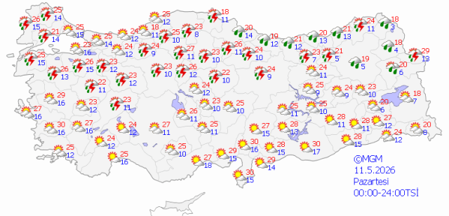 Meteoroloji güzel haberi verdi! Ama mutluluk kısa sürecek