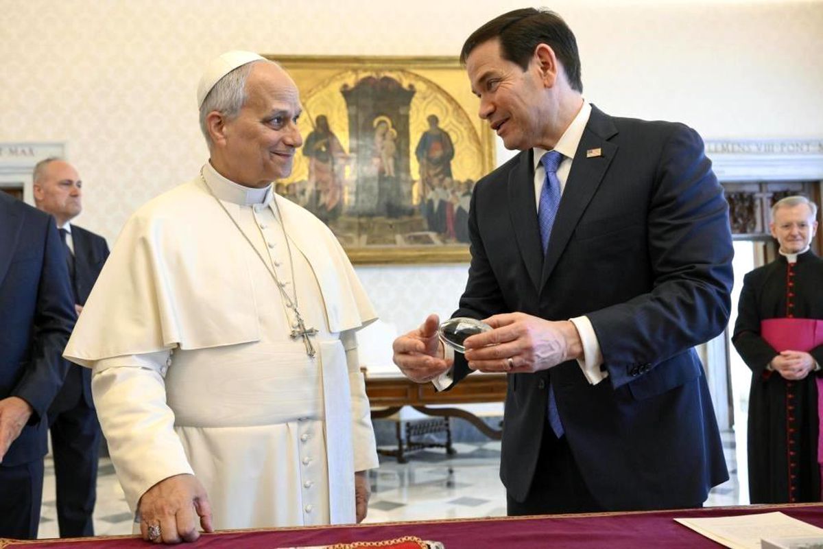 Rubio ve Papa\'nın Görüşmesi
