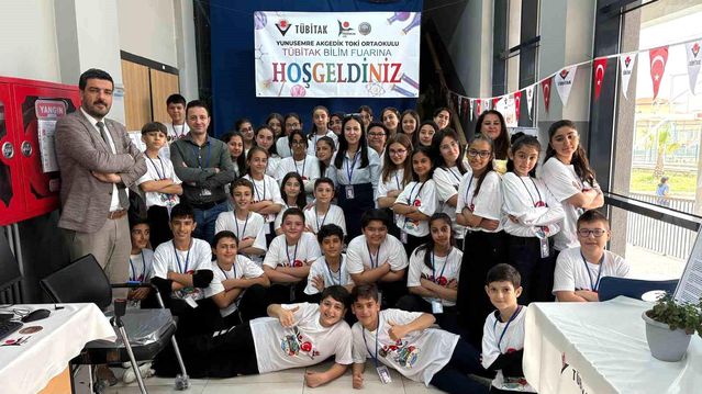 Akgedik TOKİ’de Bilim Fuarı Coşkusu