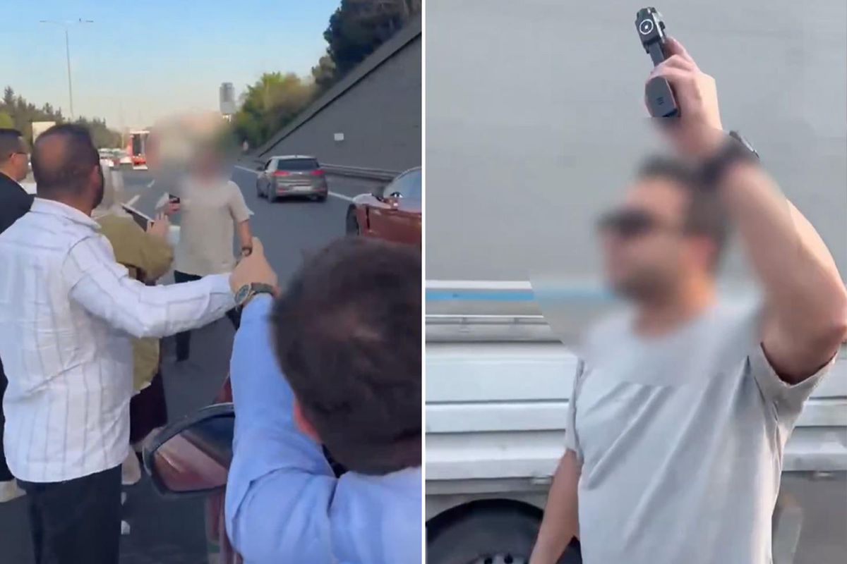 Araçların önünü kesti, "polisim" deyip havaya ateş açtı