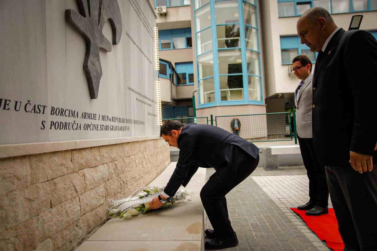 Başkan Aydın\'dan Saraybosna\'da anlamlı temas