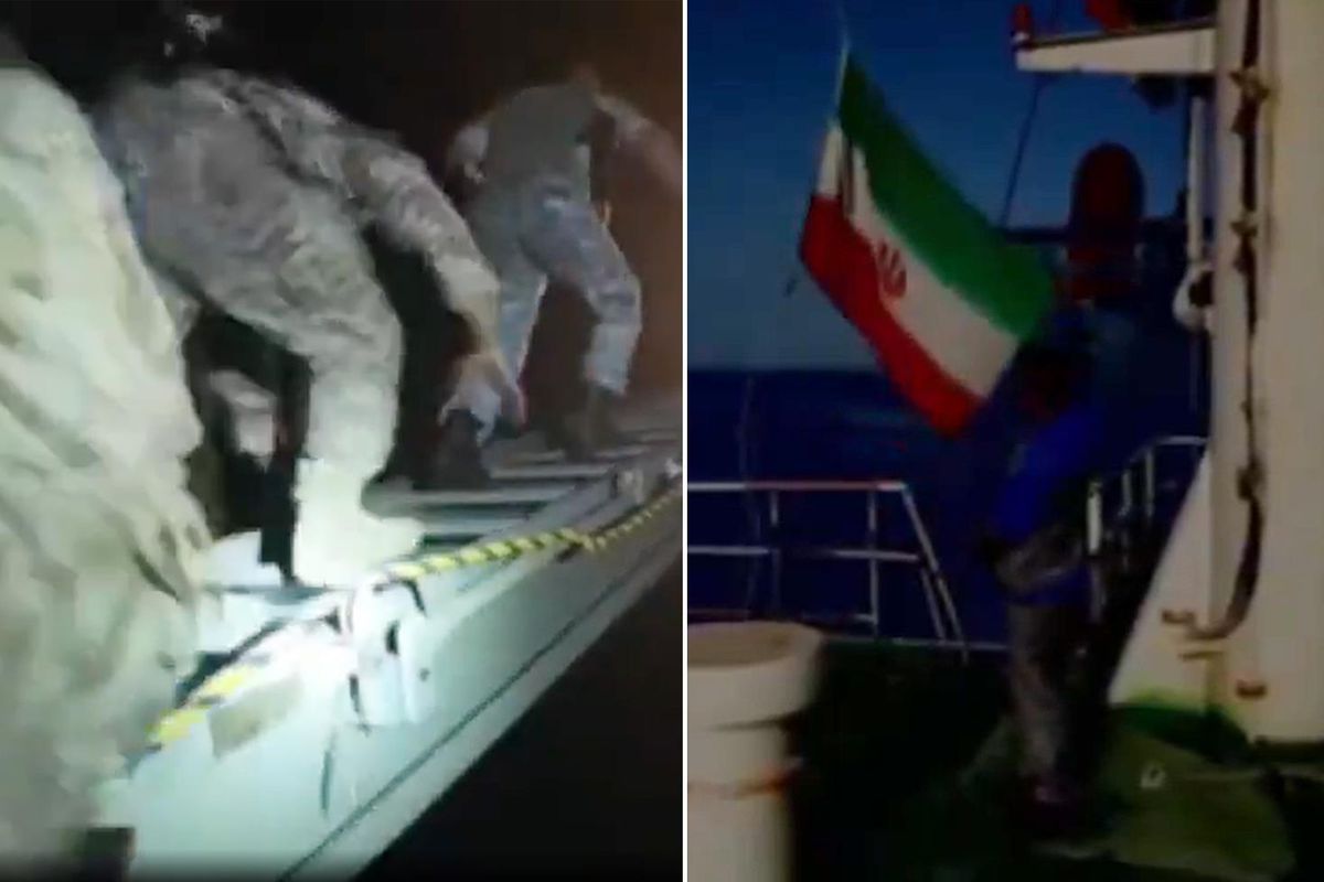 Basra Körfezi\'nde hareketli saatler! İran dev petrol tankerini ele geçirdi