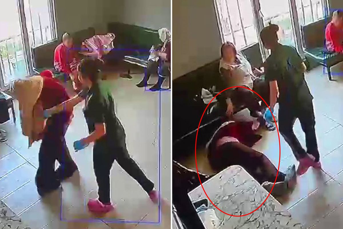Beylikdüzü\'ndeki huzurevinde vicdanları yaralayan görüntü: Bir yaşlıyı darbetti, diğerinin yüzüne tükürdü