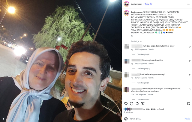Hantavirüslü gemiden inen Ruhi Çenet önce düğüne gitti sonra karantinaya girdi! Tepkiler çığ gibi