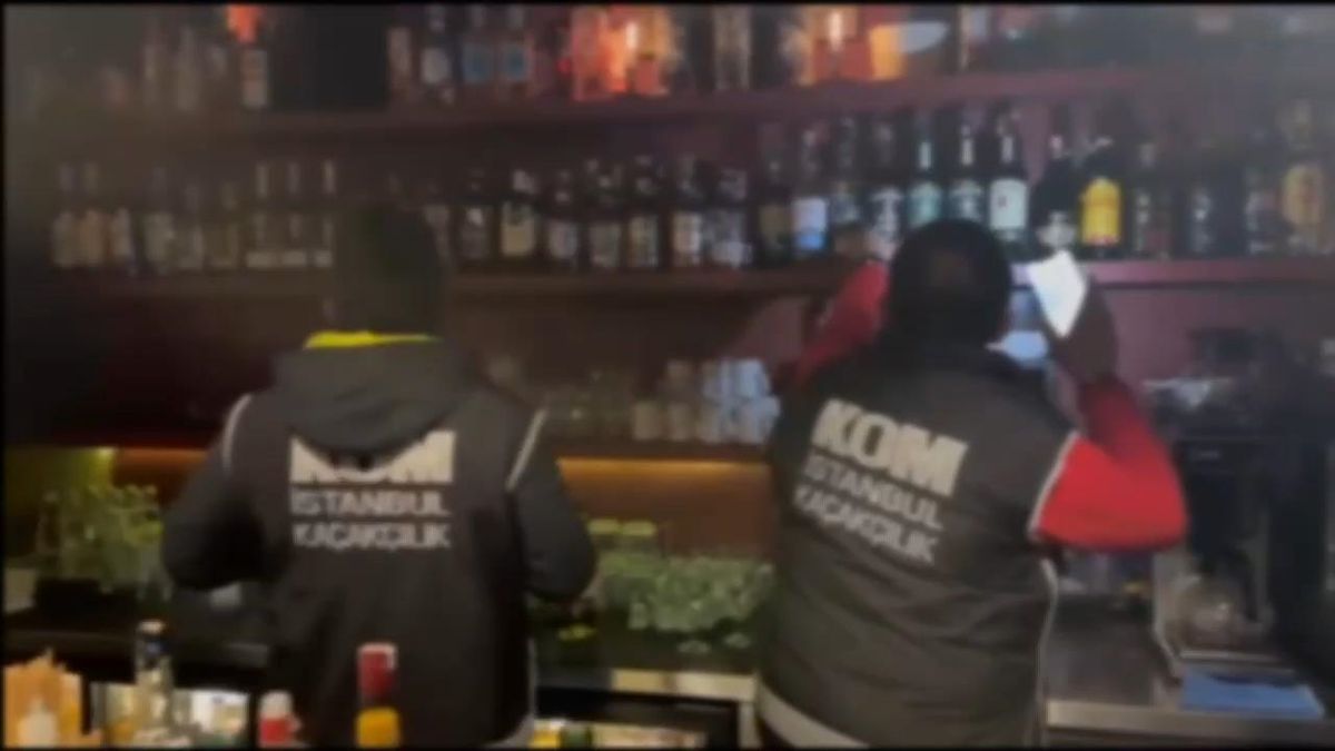 İstanbul\'da gece kulübü ve restoranlara sahte içki operasyonu: 2 ton 350 litre alkol ele geçirildi